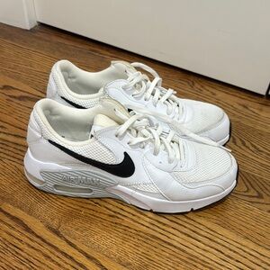 Nike Air Max White and Black Sneakers